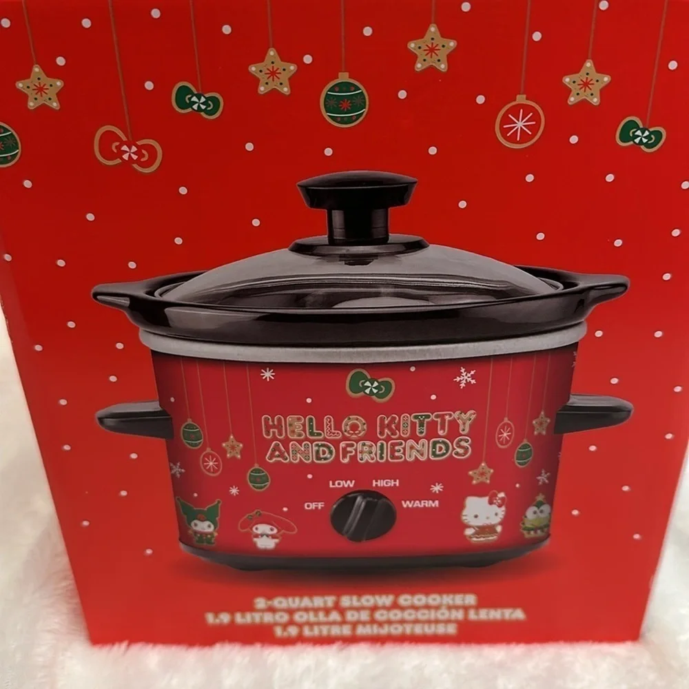 New Hello Kitty and friend 2 quart slower cooker crockpot